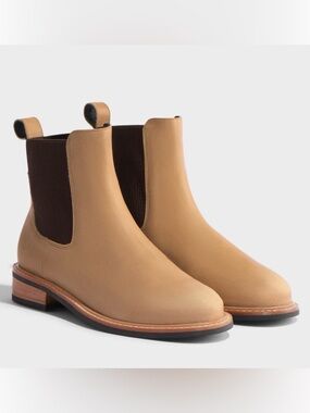 Nisolo Women's Almond Carmen 2.0 Chelsea Boots
